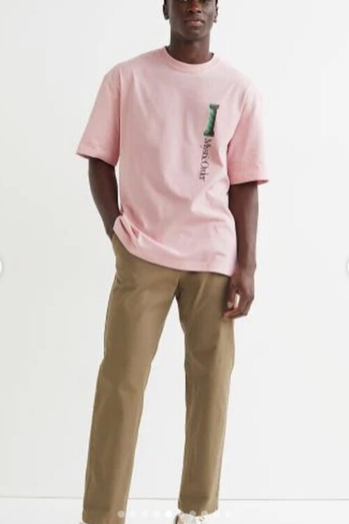 H&M “T-shirt oversize”..pink
